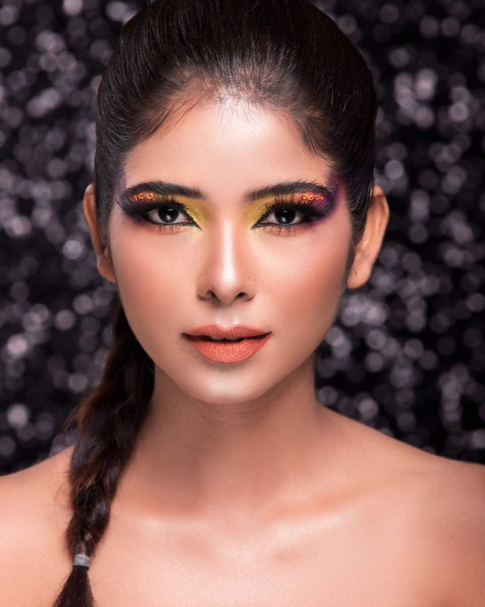 Editorial makeup look from the Instagram feed